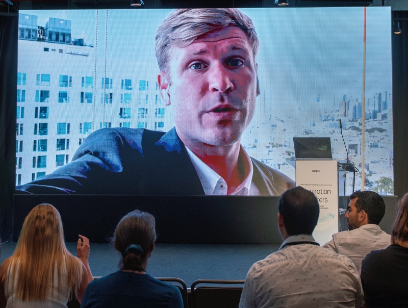 Timothy Weadon, Director of Hardware Engineering for Health, OPPO (Photo credit: Orit Bar-Or)