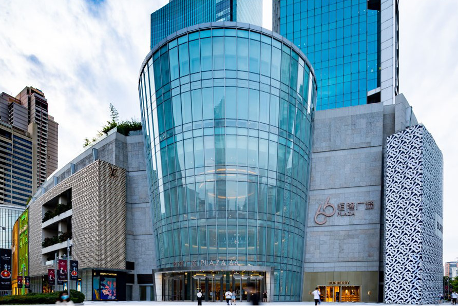 Plaza 66 is the first operating property and the largest commercial complex in mainland China to receive platinum ratings for LEED V4.0 Existing Building: Operations and Maintenance and WELL V2 Core certifications