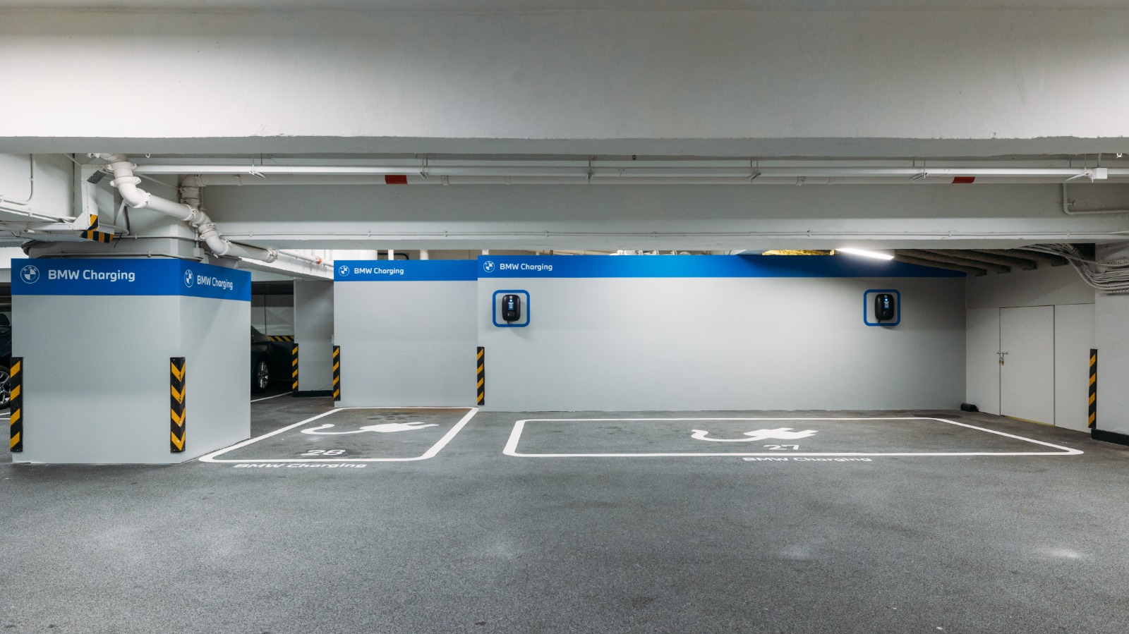 EV charging facilities at Hang Lung Centre, Causeway Bay