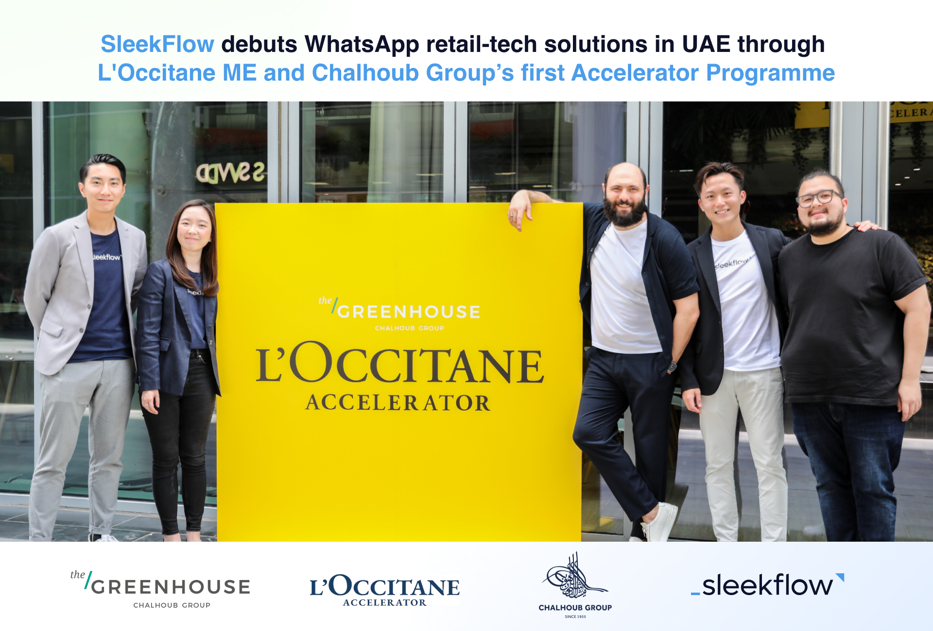 SleekFlow Team and L’Occitane ME and Chalhoub Group