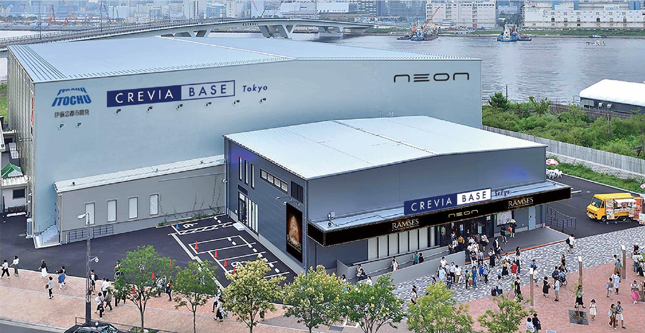 Artist’s Impression of NEON’s Crevia Base Tokyo Building