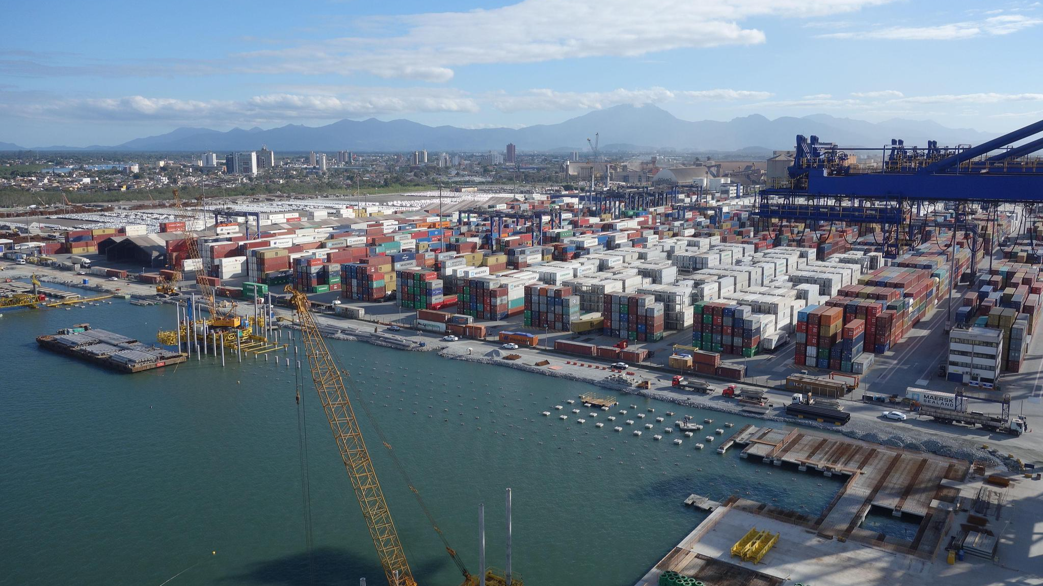 The Paranagua Container Terminal (TCP) in Paranagua, Brazil, on August 27, 2018. China Merchants Port acquired a 30-year concession for 90 percent of TCP. /CFP