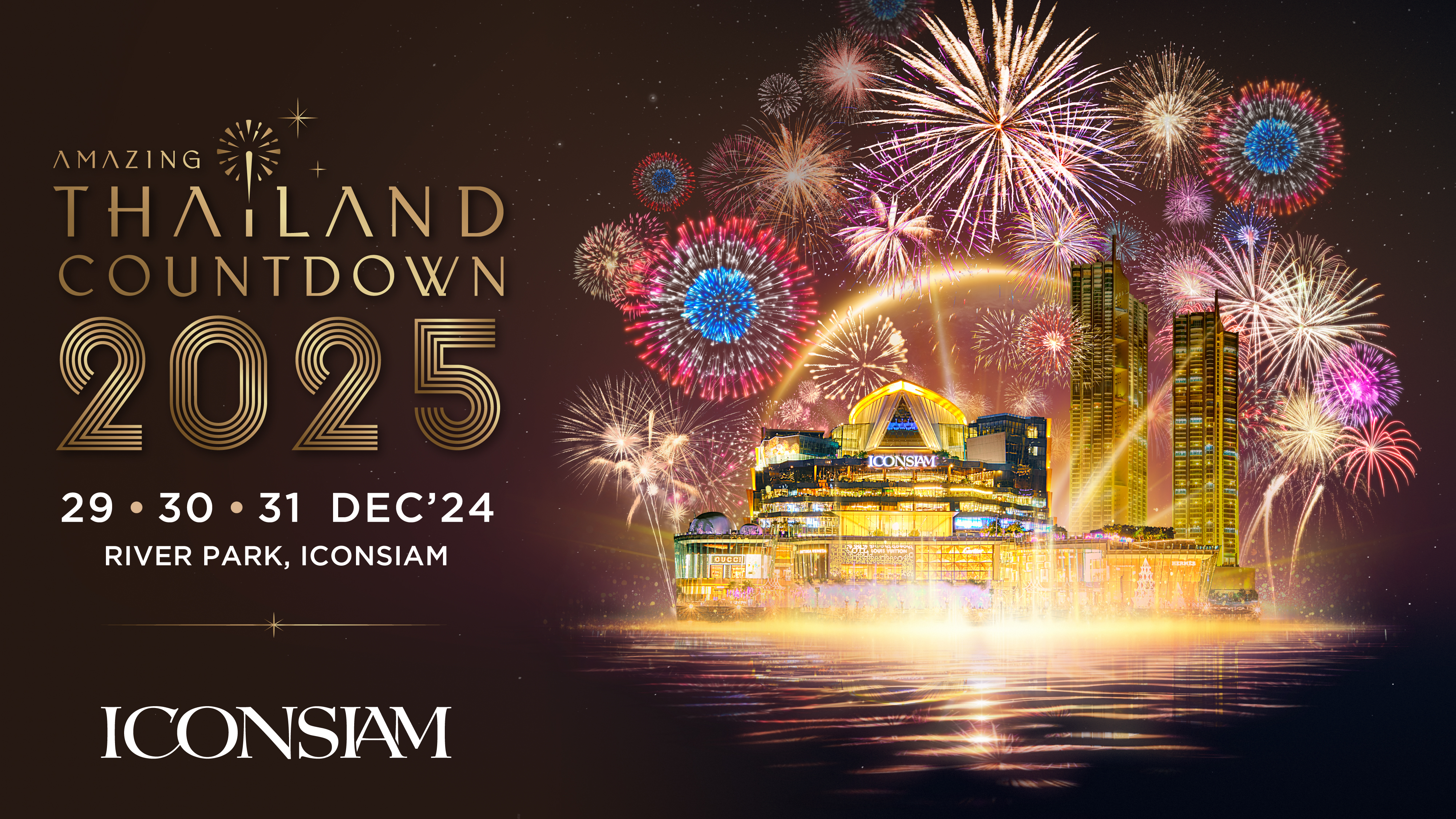 ICONSIAM To Host the World Phenomenon “Amazing Thailand Countdown 2025