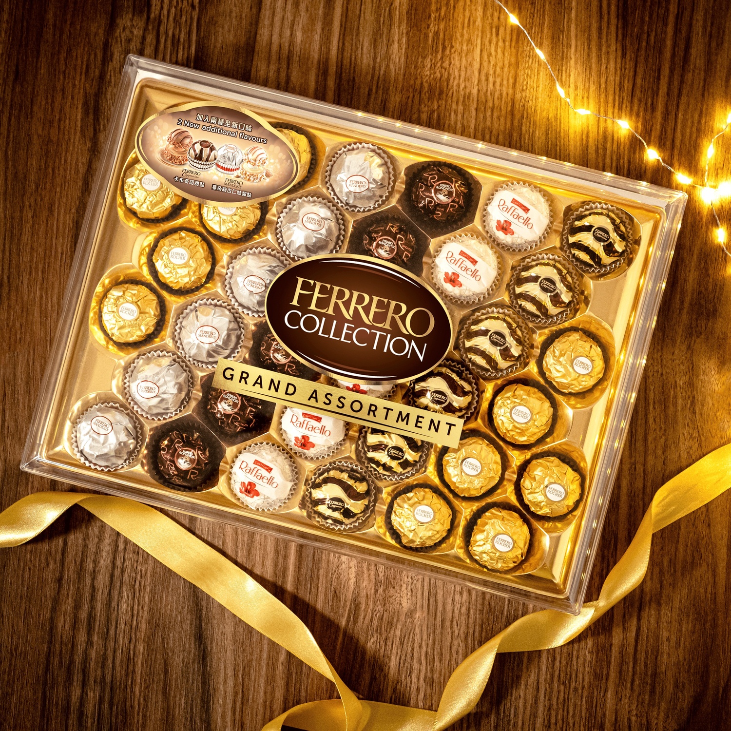 Ferrero Collection Grand Assortment, featuring 2 new flavours : Manderly, Cappuccino