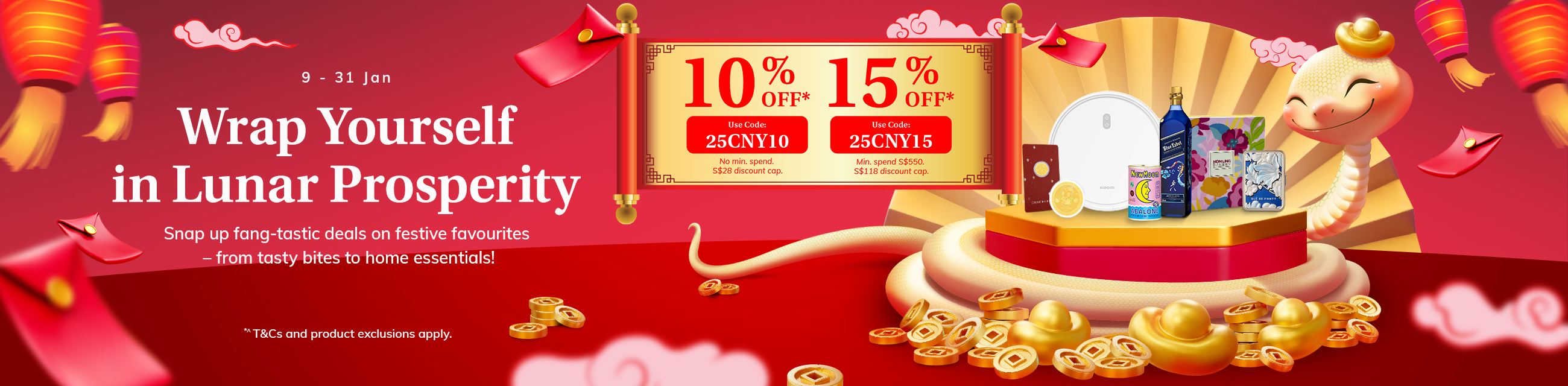 Slither into Savings with Lunar New Year Bonanza in Singapore